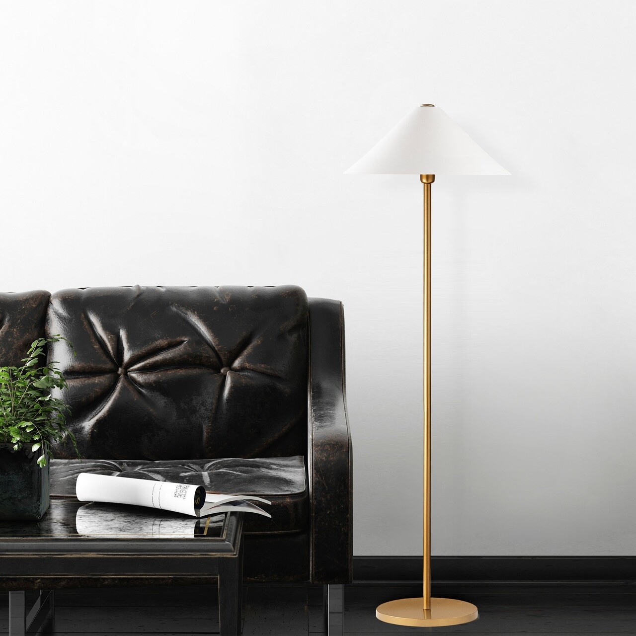 Lampadar, Mixed - 11512, Fulgor, 46 x 150 cm, 1 x E27, 40W, auriu - imagine 7